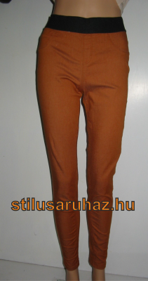 Női barna nadrág treggings