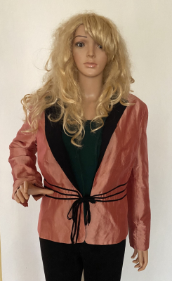 Szaténfényű selyemzakó