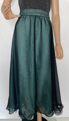 Smaragdzöld maxiszoknya