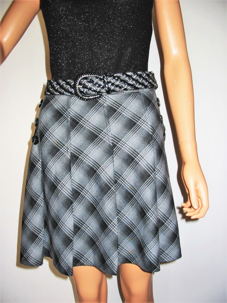 Zabaione kockás szoknya