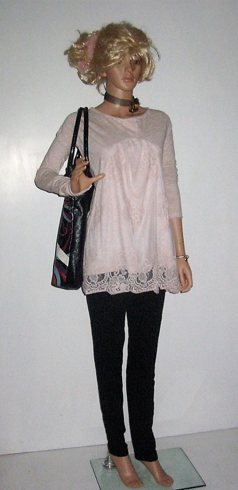 Olasz csipkebetétes tunika