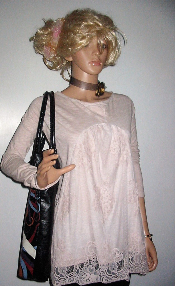 Olasz csipkebetétes tunika