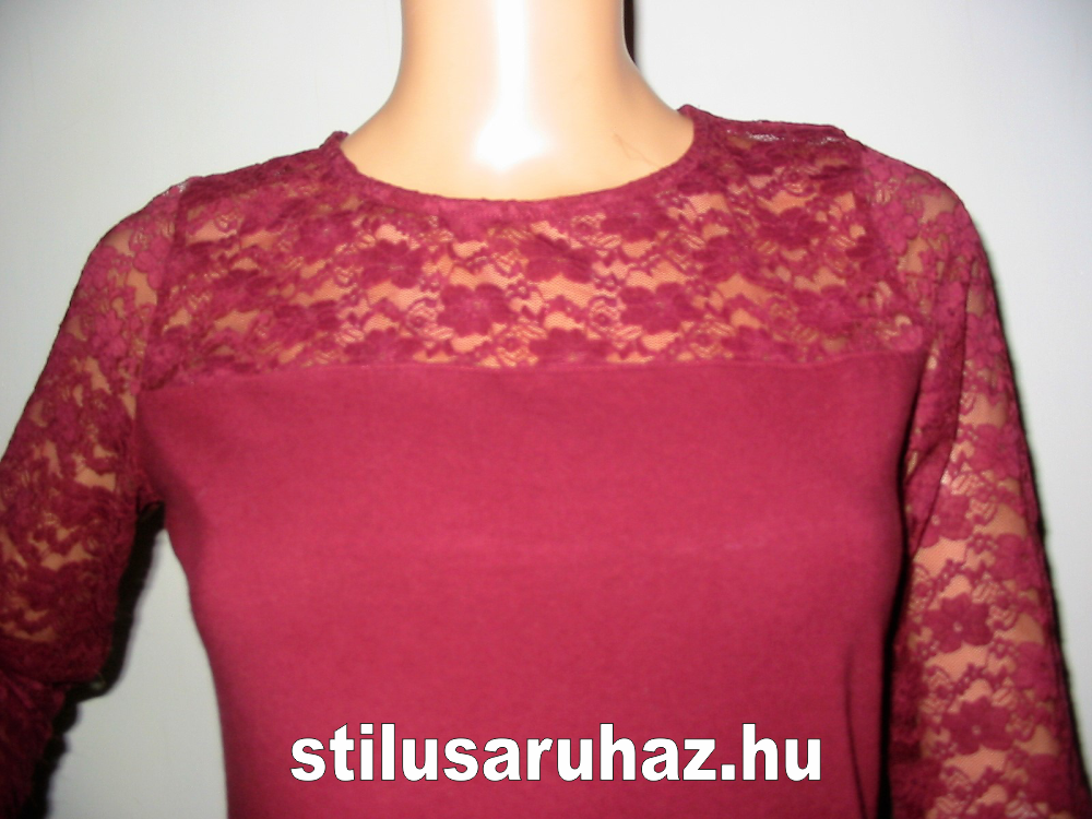 H&M csipkebetétes blúz