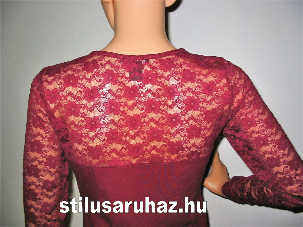 H&M csipkebetétes blúz