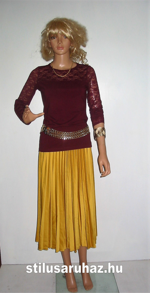 H&M csipkebetétes blúz