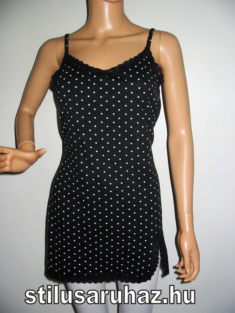 Pöttyös vállpántos tunika