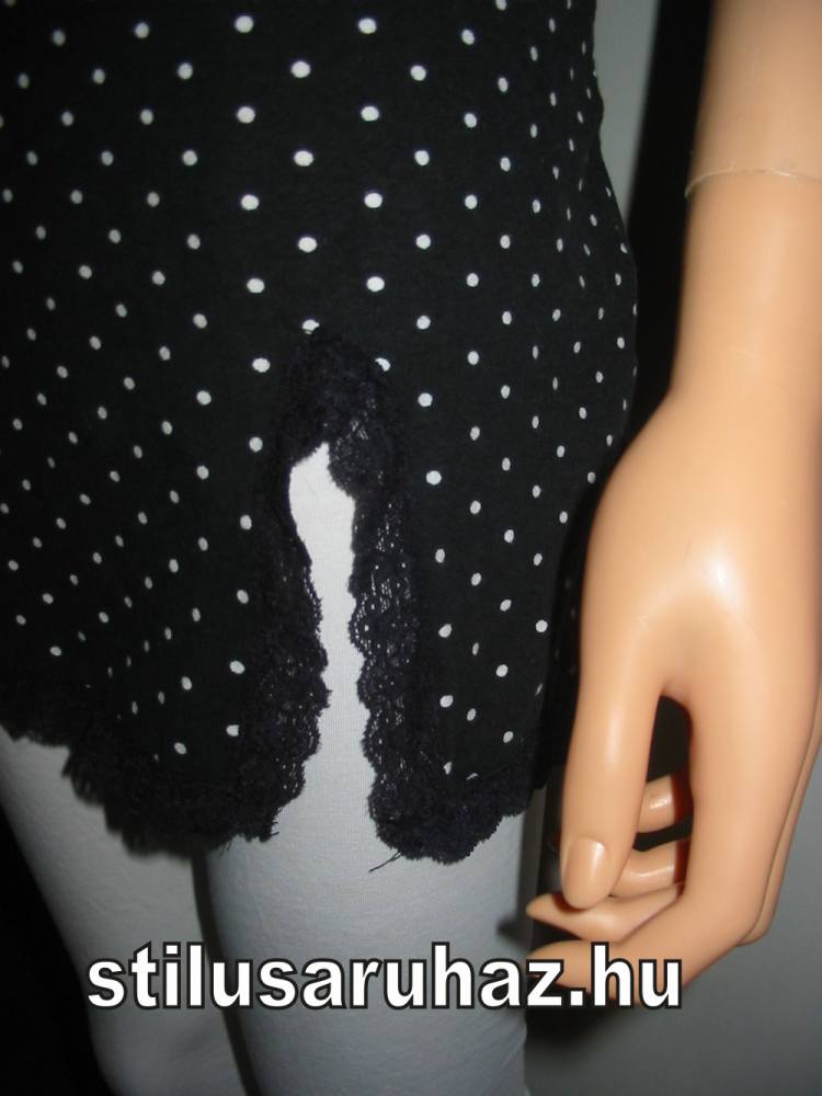 Pöttyös vállpántos tunika