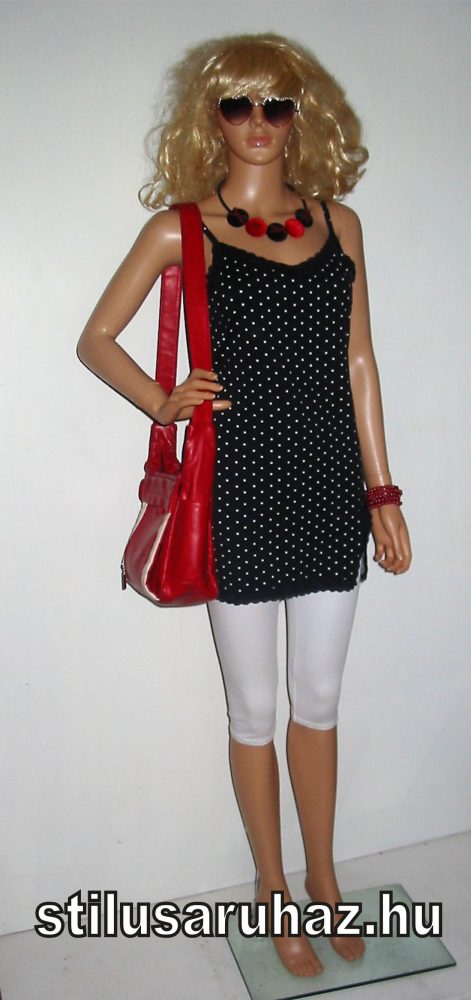 Pöttyös vállpántos tunika