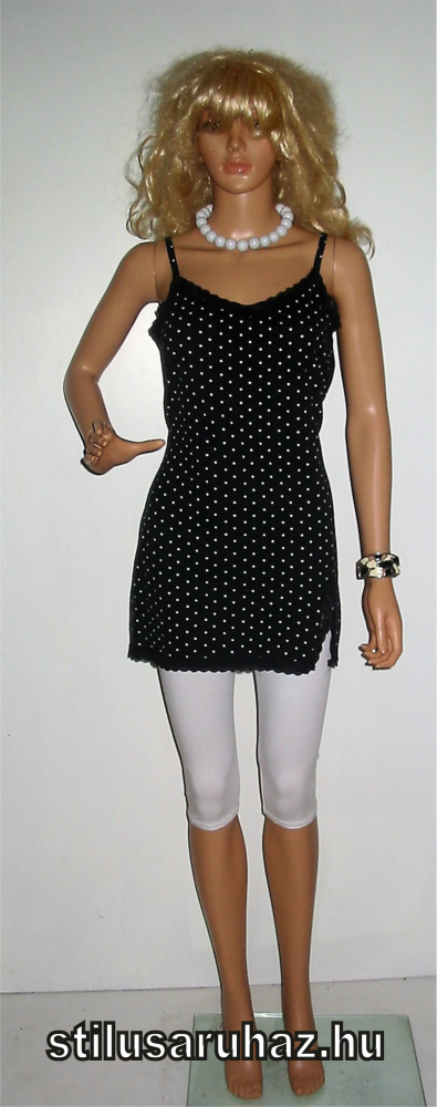 Pöttyös vállpántos tunika