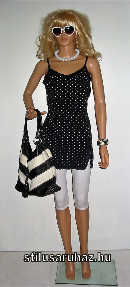 Pöttyös vállpántos tunika