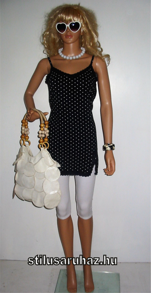 Pöttyös vállpántos tunika