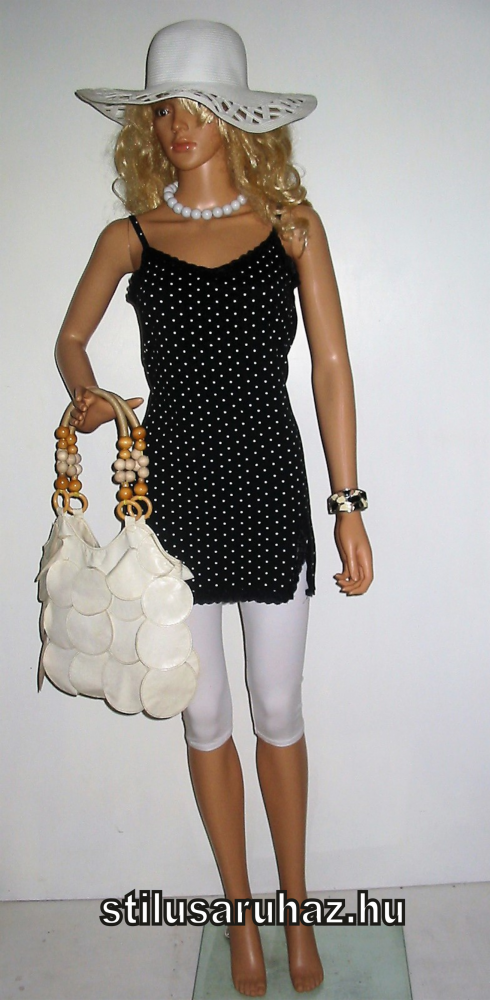 Pöttyös vállpántos tunika