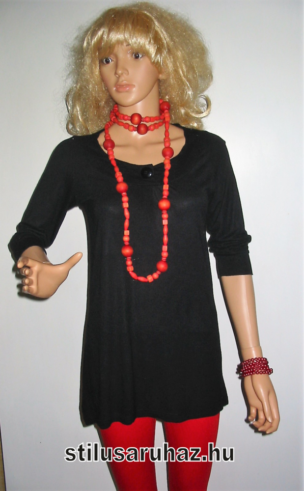 Fekete női tunika