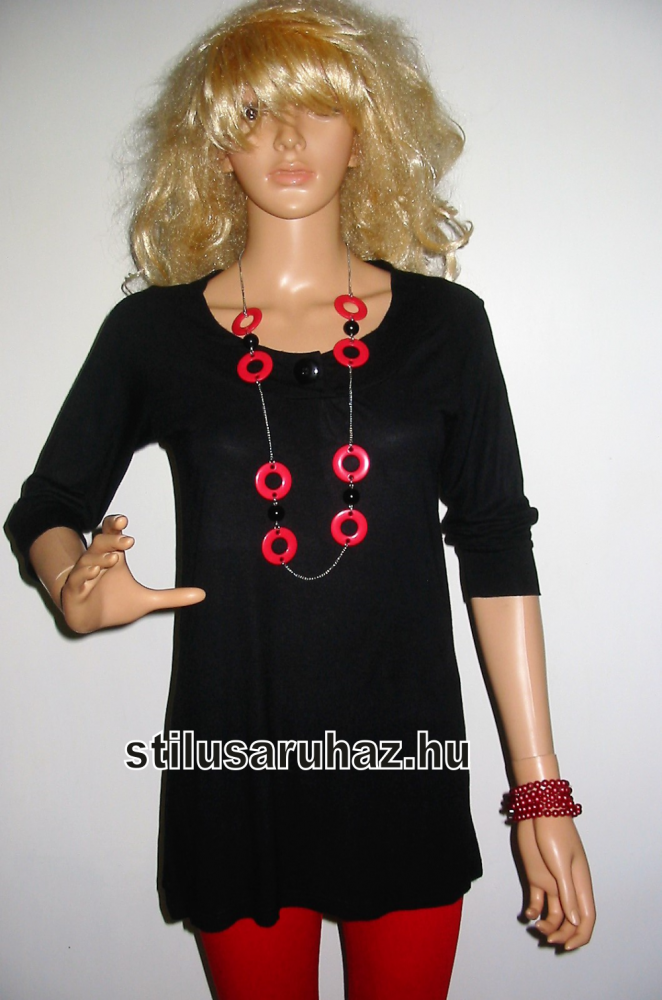 Fekete női tunika