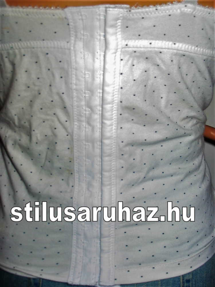 Vállpános, pöttyös top Isadora