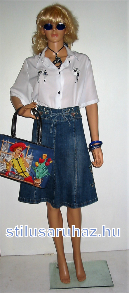 Farmerszoknya Outfit