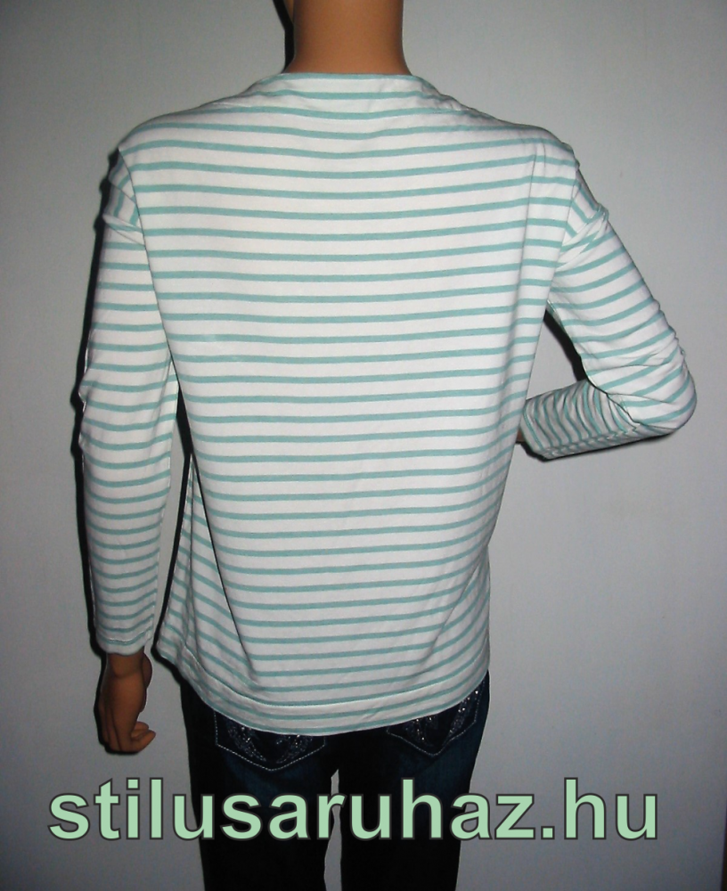 Csíkos, hosszú ujjú póló