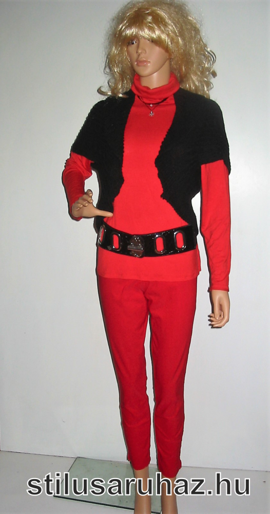 Fekete kötött boleró