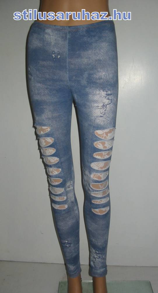Olasz csipkebetétes leggings
