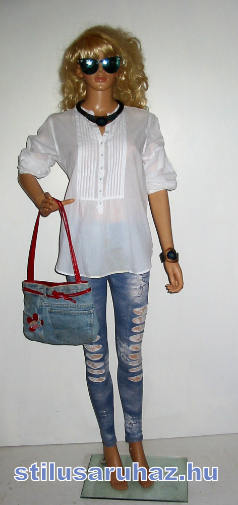 Olasz csipkebetétes leggings