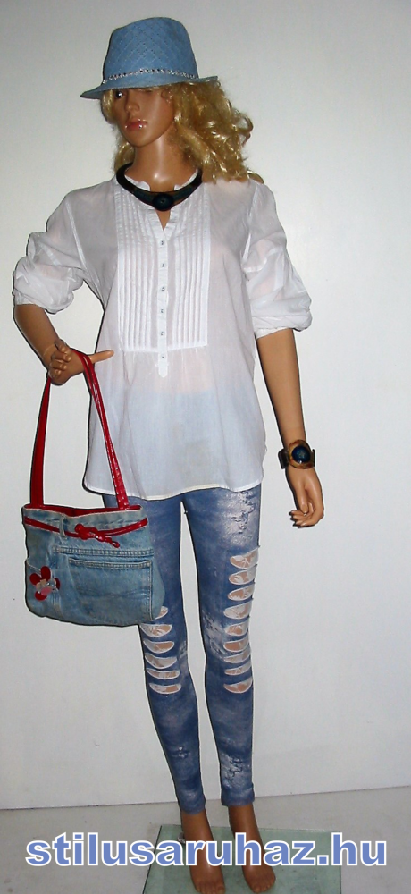 Olasz csipkebetétes leggings