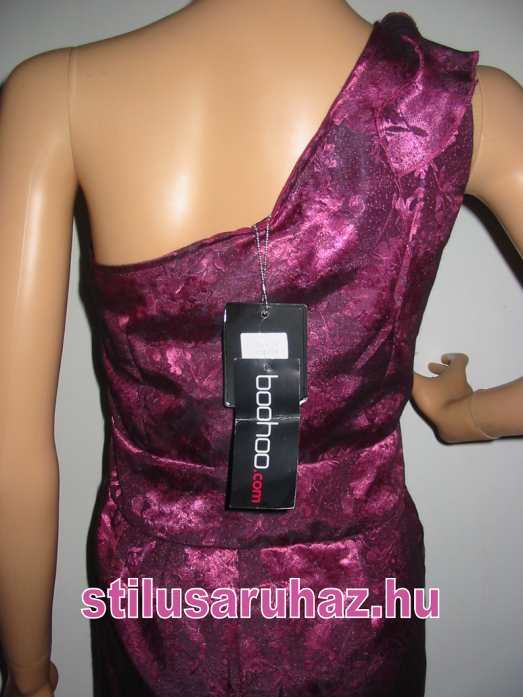 Boohoo félvállas ruha